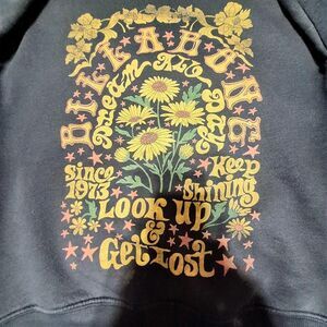 Billabong Women's Grey and Yellow Sweatshirt